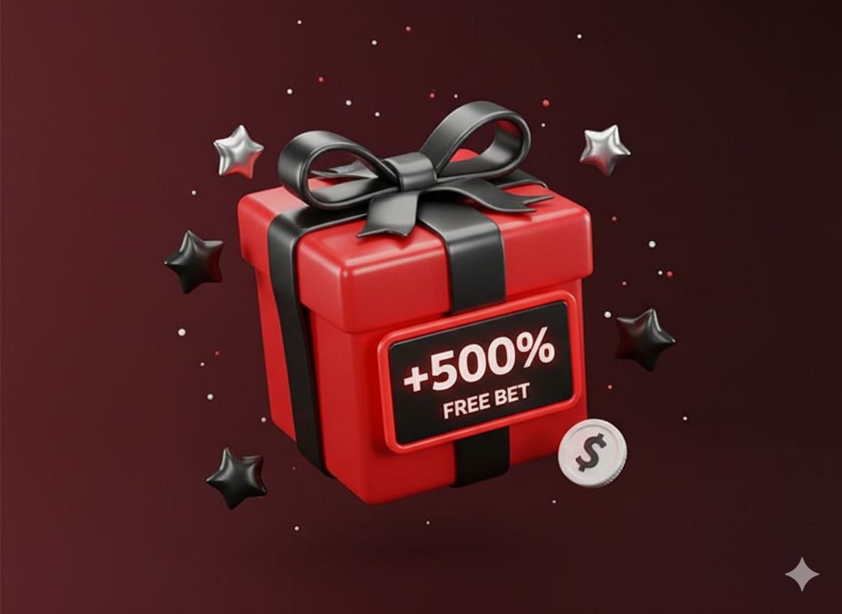 +500% бонус и фрибет для новичков. Акции и бонусы для ставок.